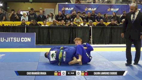 Calvin Lawrence DuBose vs Caio Brandão Braga 2026 Pan Jiu Jitsu IBJJF Championship