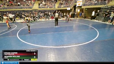 79 lbs Cons. Round 2 - Ethan Casper, Pride Wrestling vs Bowden Rollins, Emery