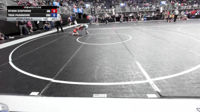 54-58.7 lbs Semifinal - Ryken Stephens, Abilene Kids Wrestling Club vs Tess Passmore, Chase County Wrestling Club