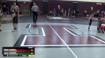 B-3 lbs Round 1 - Kruz Wardell, Immortal Athletics WC vs Dean Dunning, Wahawk Wrestling Club