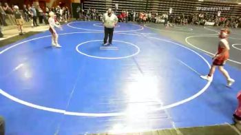 90 lbs Quarterfinal - Nathaniel Hall, 307 Wrestling vs Emmitt Anderson, Rustler WC