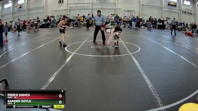 68 lbs Round 5 (10 Team) - Pierce Davich, DWA vs Kamden Doyle, OMP