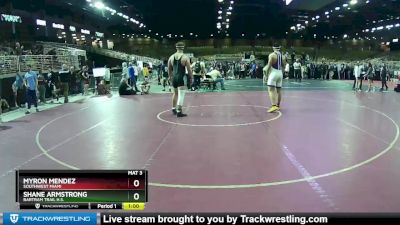 220 lbs Cons. Round 5 - Myron Mendez, Southwest Miami vs Shane Armstrong, Bartram Trail H.S.