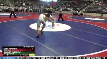 6A 160 lbs 1st Place Match - Connor Kneeshaw, Bentonville High vs Josh Mercado, Cabot High