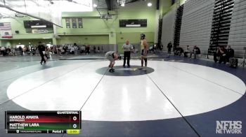 215 lbs Quarterfinal - Matthew Lara, EAGLE ROCK vs Harold Amaya, BIRMINGHAM