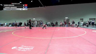 96 lbs Champ. Round 1 - Caden Bowling, OK vs August Hennings, NE