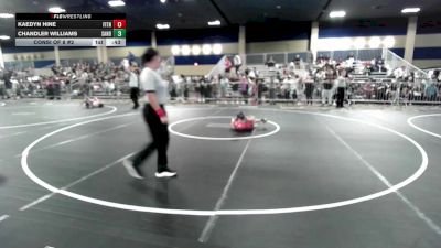 65 lbs Consi Of 8 #2 - Kaedyn Hine, Fitness Fight Factory WC vs Chandler Williams, Sanderson Wr Ac