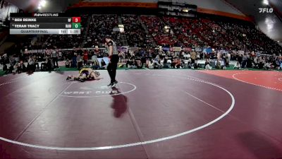 3A 113 lbs Quarterfinal - Ben Reinke, North Fremont vs Teran Tracy, Raft River
