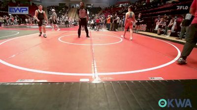 130 lbs Semifinal - Jace Brogdon, Raw Wrestling Club vs Roper Campbell, Collinsville Cardinal Youth Wrestling