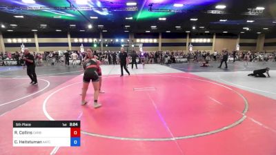 157 kg 5th Place - Rickelle Collins, Carbon vs Carrissa Heitstuman, AATC (All American TC)