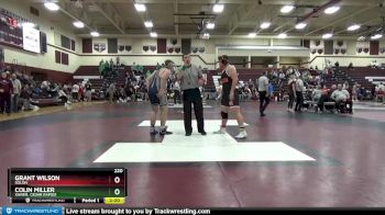 220 lbs Cons. Round 1 - Colin Miller, Xavier, Cedar Rapids vs Grant Wilson, Solon