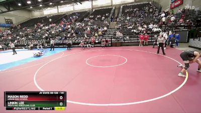 141 lbs Cons. Round 9 - Linkin Lee, Westlake Wrestling Club vs Mason Redd, Logan High School