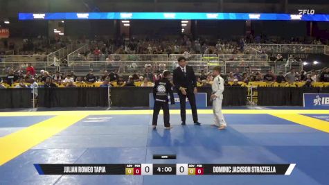 Dominic Jackson Strazzella vs Julian Romeo Tapia 2025 Pan Kids Jiu-Jitsu IBJJF Championship