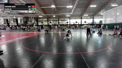113 lbs Semifinal - Johann Jose, Apple Wrestling Academy vs Olen Le, Integrity Wrestling Club
