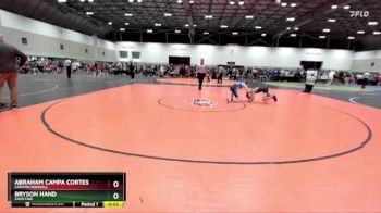 106A Quarterfinal - Abraham Campa Cortes, Canyon Randall vs Bryson Hand, Choctaw