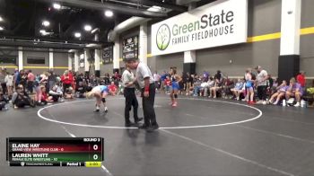 112 lbs Round 3 (16 Team) - Lauren Whitt, Female Elite Wrestling vs Elaine Hay, Grand View Wrestling Club