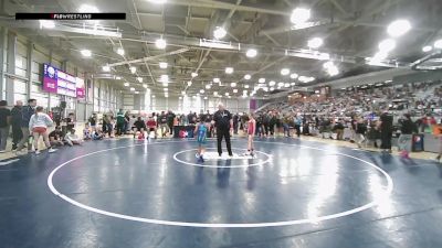 10U Girls - 80 lbs Cons. Round 1 - Carly Cogger, ID vs Katiayana Centeno, OR