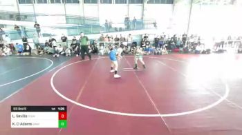 114 lbs Rr Rnd 5 - Luke Sevilla, Team So Cal vs Kalai Cobb-Adams, Grapplers HI