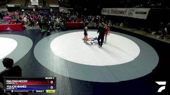 120 lbs Round 3 (16 Team) - Maliyah McCoy, CMWA-FR vs Yulicxi Ibanez, NAWA-FR