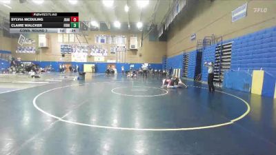 190lbs Cons. Round 2 - Sylvia Mcduling, Juanita (Girls) vs Claire Walcker, Ferndale (Girls)