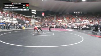 113 lbs Cons. Round 1 - Noah Garcia, McPherson HS vs Dante De Virgilio, Haven HS