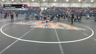 126 lbs Cons. Sub-quarters - Seth Hall, Sanderson Wrestling Academy vs Carter Tughan, Mat Demon Wrestling Club