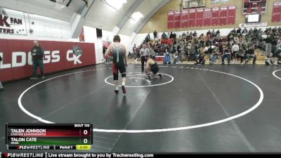 190 1A Semifinal - Talon Cate, Omak vs Talen Johnson, Cascade (Leavenworth)