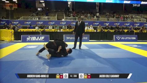 Jacob Cole Caraway vs Andrew Kang-Ming Lo 2026 Pan Jiu Jitsu IBJJF Championship