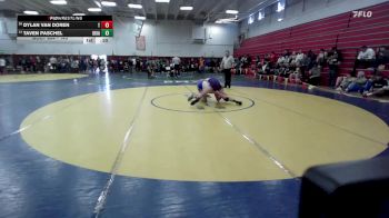 140 lbs Cons. Round 2 - Taven Paschel, Ukiah vs Dylan Van Doren, Tamalpais