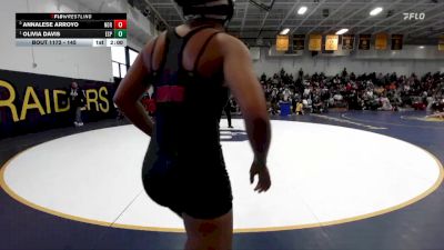 145 lbs Quarterfinal - Olivia Davis, Esperanza vs Annalese Arroyo, Norco