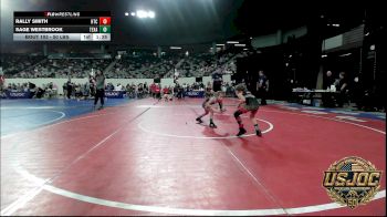 50 lbs 5th Place - Rally Smith, Hinton Takedown Club vs Sage Westbrook, Texas Elite Wrestling