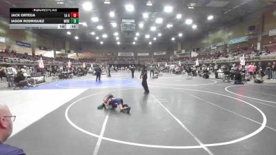 46 lbs Rr Rnd 4 - Jack Ortega, La Gente WC vs Iason Rodriguez, Widefield WC