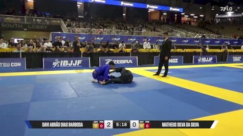 Matheus Silva Da Silva vs Davi Abrão Dias Barbosa 2026 Pan Jiu Jitsu IBJJF Championship
