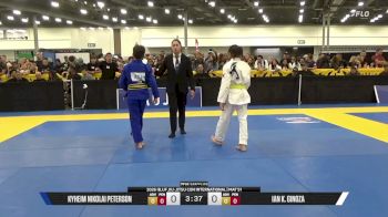 Ian K. Ginoza vs Kyheim Nikolai Peterson 2026 IBJJF Jiu-Jitsu CON International
