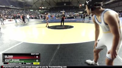 110 lbs Champ. Round 1 - Wyatt Reagan, Cherry Creek Wrestling Club vs Gil Park, Washington