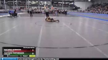 106 lbs 5th Place Match - Racardo Robinson, Highland Springs vs Matthew Parthenakis, Riverbend