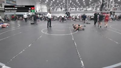 72 lbs Round 3 (10 Team) - Tallon Sharp, Iron Horse White vs Macklin Allen, Kraken Black