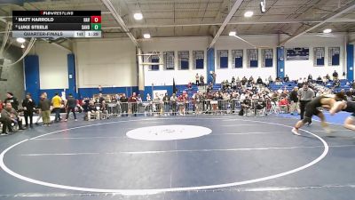 215 lbs Quarterfinal - Matt Harrold, Haverhill vs Luke Steele, Sandwich