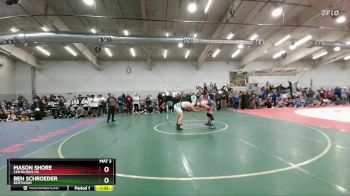 190 lbs Champ. Round 2 - Ben Schroeder, Berthoud vs Mason Shore, Centaurus Hs
