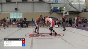 130 kg Quarterfinal - Tate Orndorff, Utah Valley RTC vs Brandon Reed, Blue Raider Wrestling Club