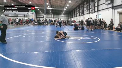 106 lbs Allday - Braylon Butts, UNION PINES vs Colton Miller, GREAT NECK WRESTLING CLUB