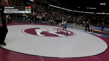 132-2A Semifinal - Gabriel Martinez, Las Animas vs Liam Deboer, Dayspring Christian Academy