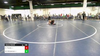 132 lbs Consi Of 128 #2 - Elijah Flores, CA vs Waylan Winseman, NY