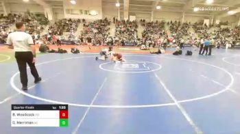 145 lbs Quarterfinal - Brock Woodcock, MO vs Gregory Merriman, NC