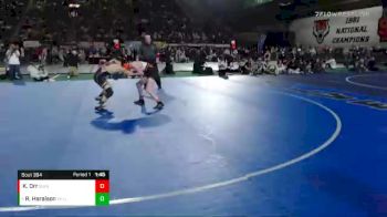 3A 106 lbs Semifinal - Ricky Haralson, Kellogg vs Koy Orr, Buhl