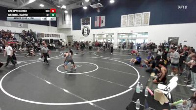 150 lbs Cons. Round 1 - Gabriel Santo, Rancho Bernardo Wrestling Club vs Joseph Barba, Carson High School