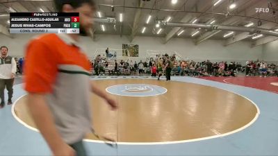 215 lbs Cons. Round 3 - Jesus Rivas-Campos, Pueblo County vs Alejandro Castillo-Aguilar, Adams City