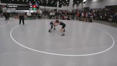 84 lbs Champ. Rd Of 32 - Asa Mann, Black Fox Wrestling Academy vs Sam Smith, Sebolt Wrestling Academy