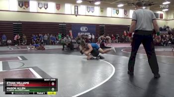 190 lbs Cons. Round 1 - Ethan Williams, Clear Creek-Amana vs Mason Allen, Clarion-Goldfield-Dows