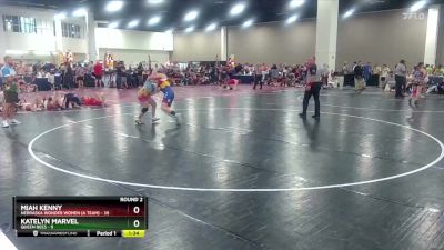 145 lbs Round 2 (8 Team) - Miah Kenny, Nebraska Wonder Women (A Team) vs Katelyn Marvel, Queen Bees